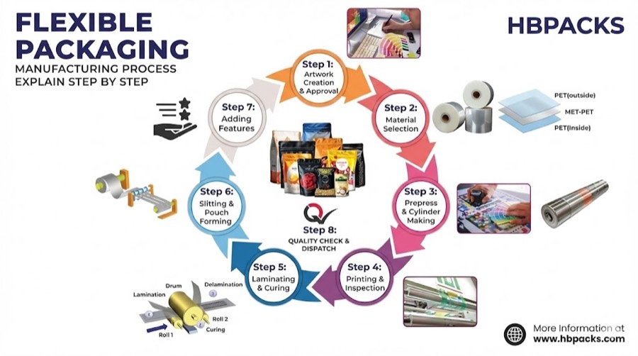 Rotogravure printing equipment for flexible packaging